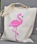 Tote Bag - Flamant Rose Flamingo