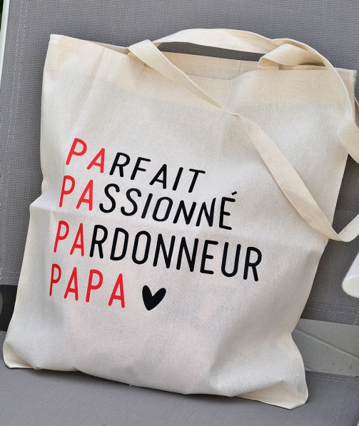 Tote Bag - Parfait Passionné Pardonneur Papa